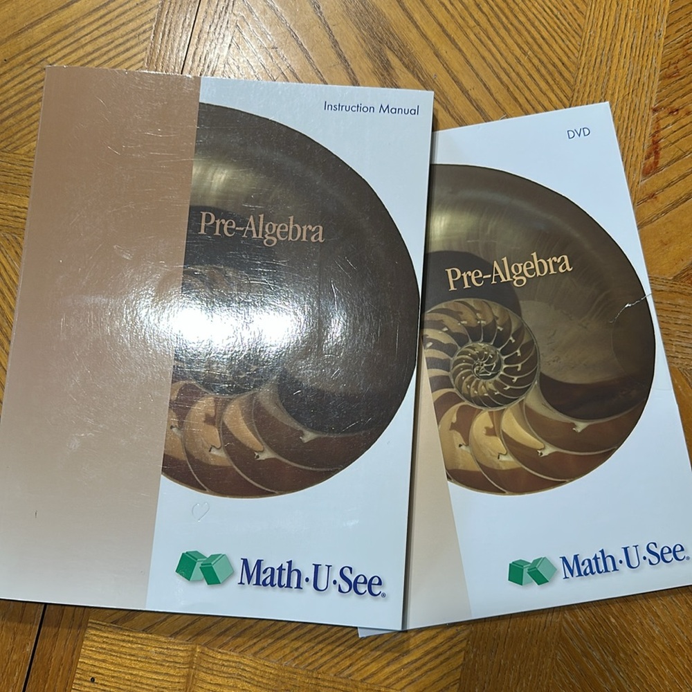 Math-U-See Pre-Algebra Instruction Manual & lesson‎ DVDs